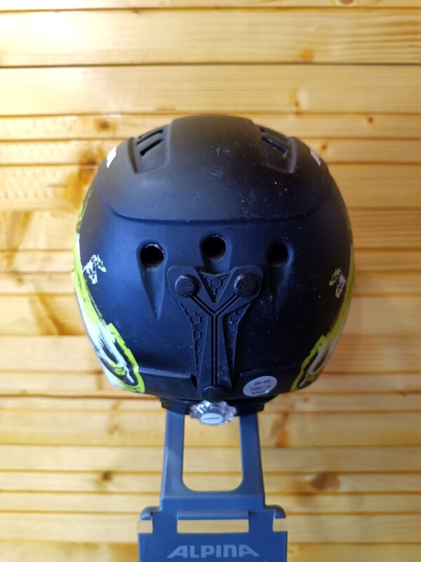 PRILBA ALPINA BLACK-GREEN 48-52CM